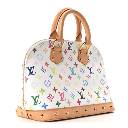 Louis Vuitton Monogram Multicolor Alma White 3 of 9