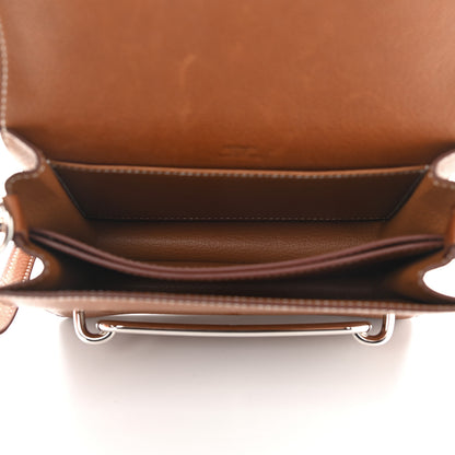 Hermes Barenia Faubourg Mini Sac Roulis Fauve 5 of 14