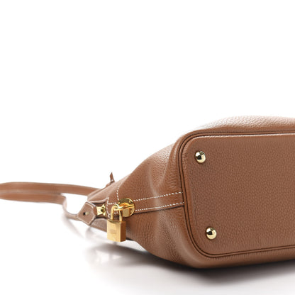 Hermes Taurillon Clemence Bolide 31 Gold 8 of 13