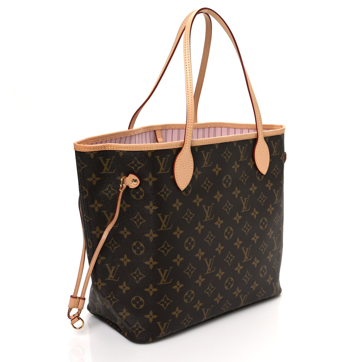 Louis Vuitton Monogram Saint Barth V Neverfull MM Rose Ballerine 4 of 10