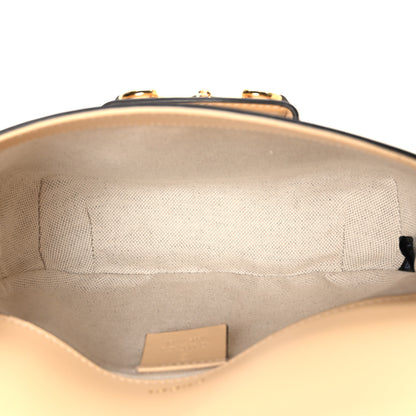Gucci Azalea Calfskin Web Mini Horsebit 1955 Shoulder Bag Bubble Tea 5 of 10