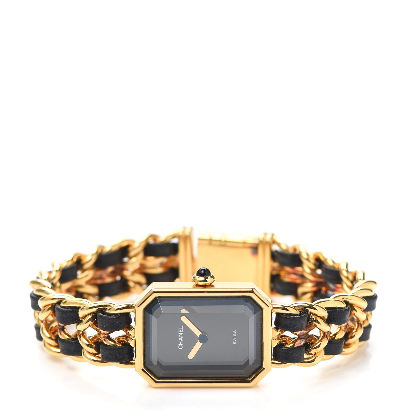 Stainless Steel Lambskin 20mm Chain Premiere Quartz Watch Gold L