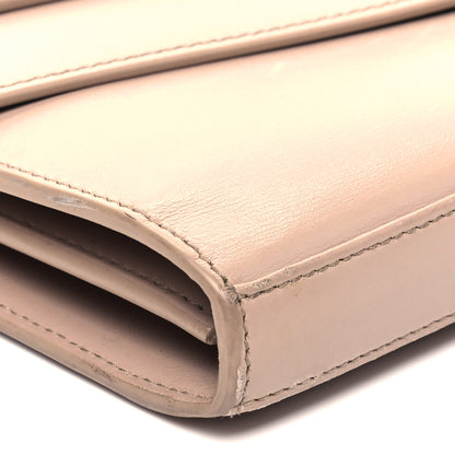 Saint Laurent Smooth Calfskin Sulpice Monogram Chain Wallet Light Natural 6 of 7