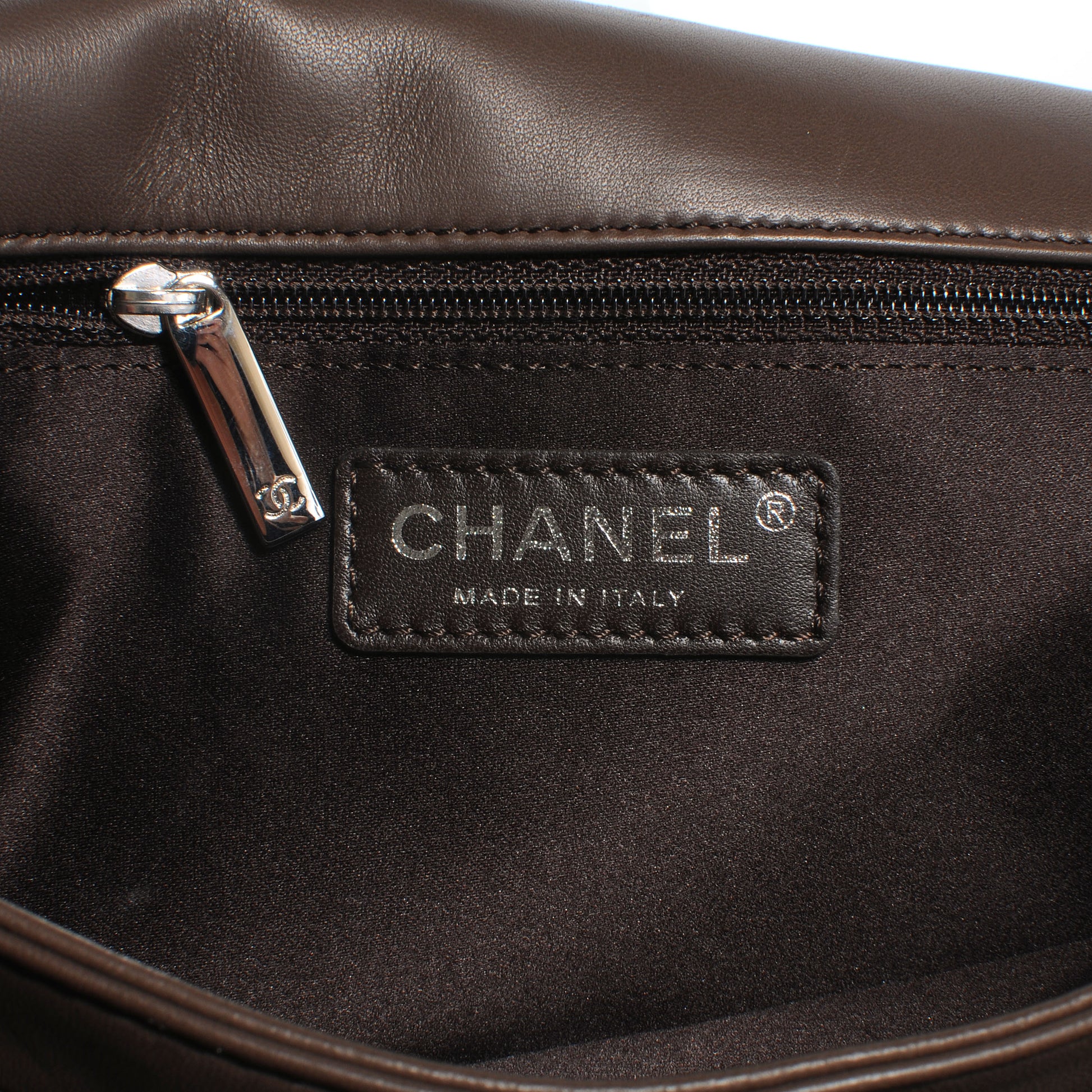 Chanel Python Ultimate Stitch Flap Marron Fonce 7 of 10