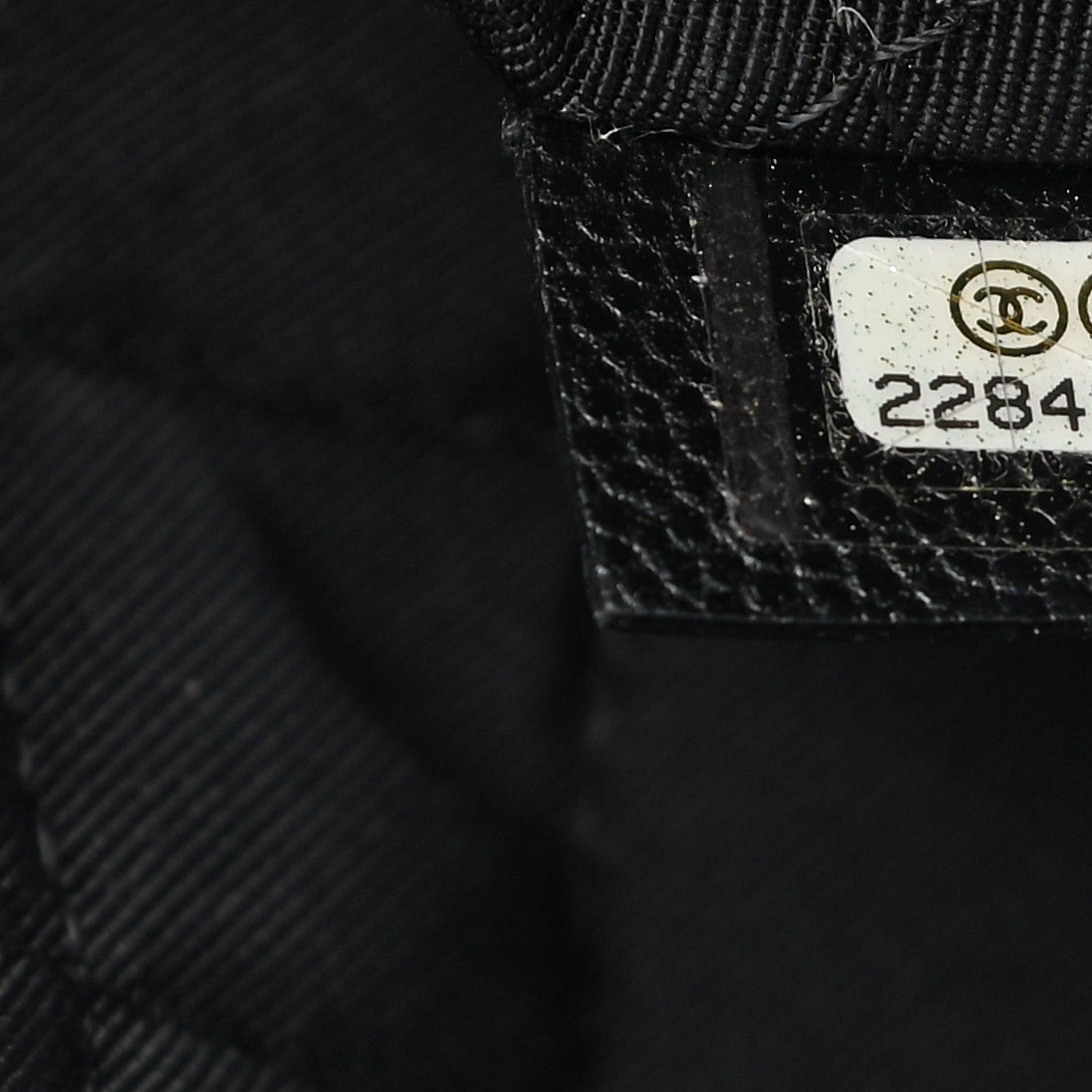 Chanel Caviar Quilted Large Golden Class Pouch Black 8 of 8