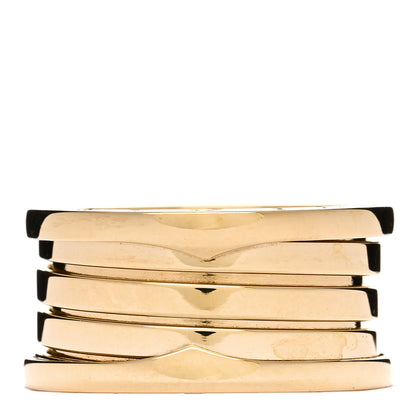 Bulgari 18K Yellow Gold B.Zero1 Four-Band Ring 56 7.5 2 of 5
