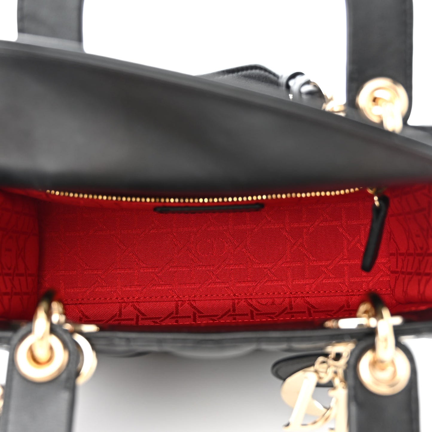 Lambskin Cannage Small My ABCDior Lady Dior Black