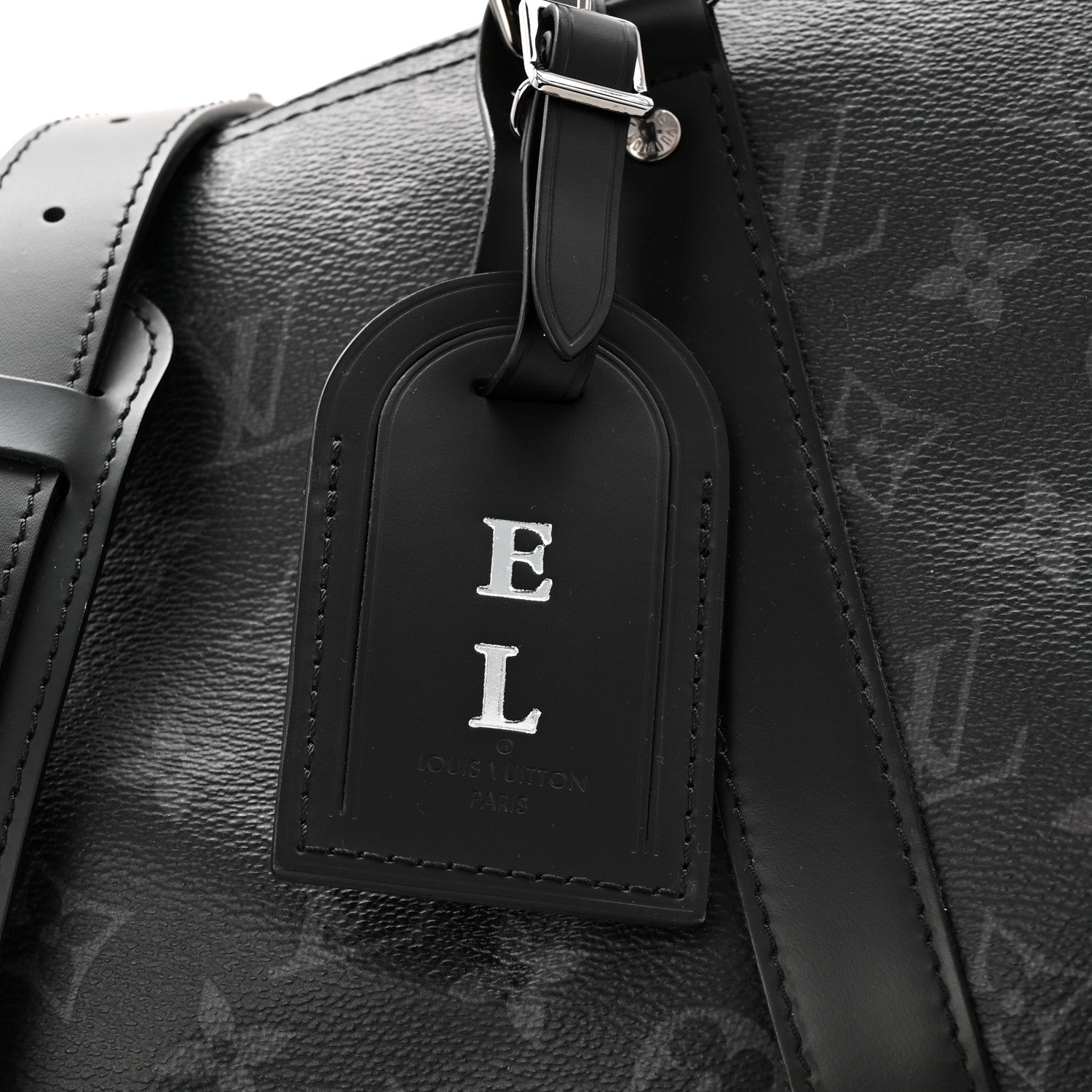 Louis Vuitton Monogram Eclipse Keepall Bandouliere 45 9 of 10