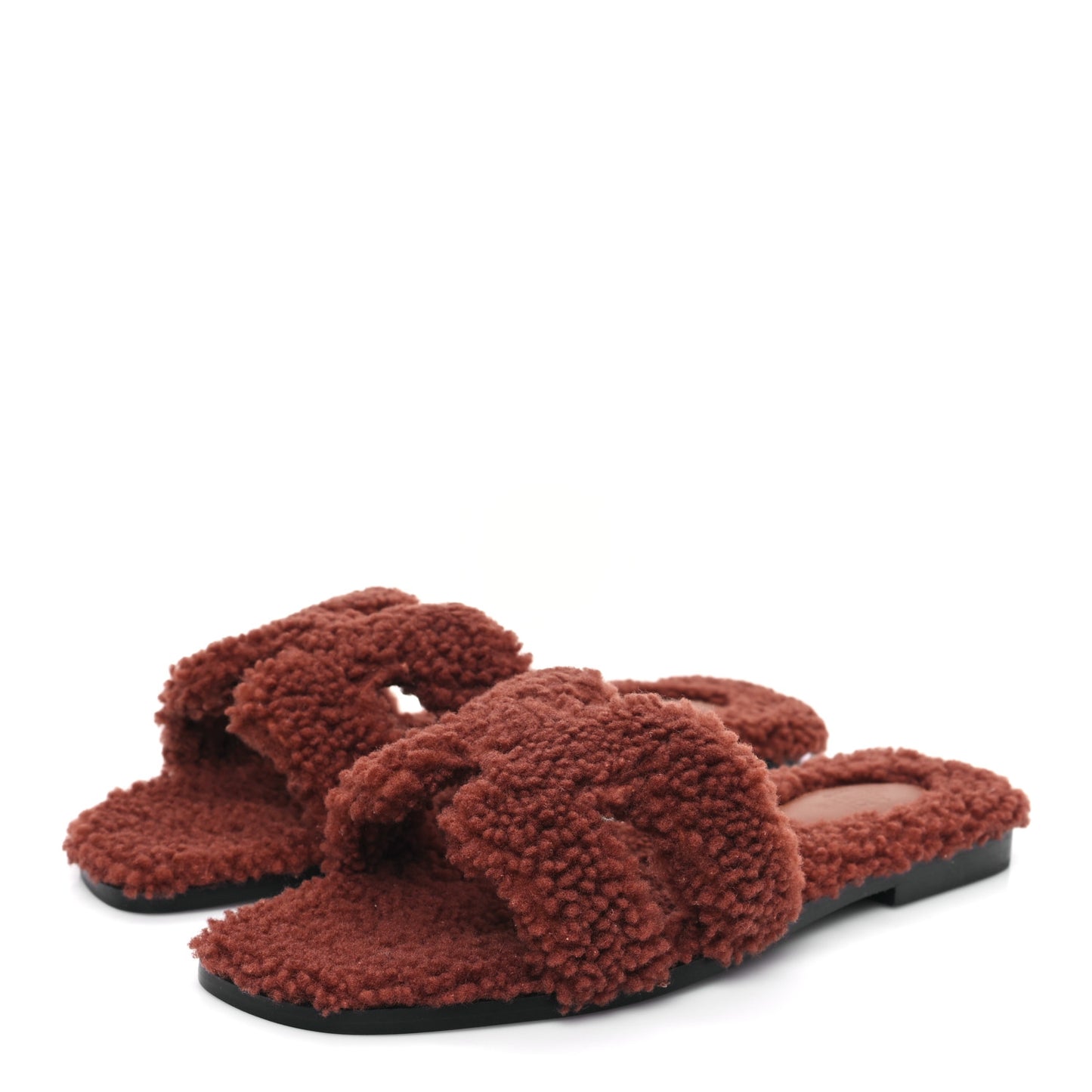 Woolskin Oran Sandals 38 Cognac