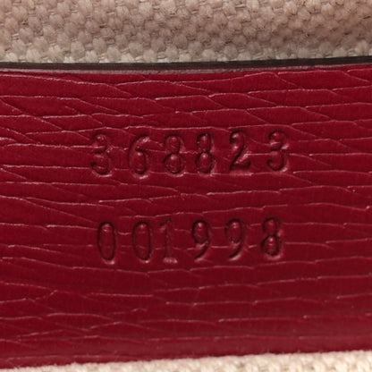 Gucci Shangai Calfskin Blooms Print Mini Bamboo Shopper Tote Romantic Cerise Multicolor 7 of 13