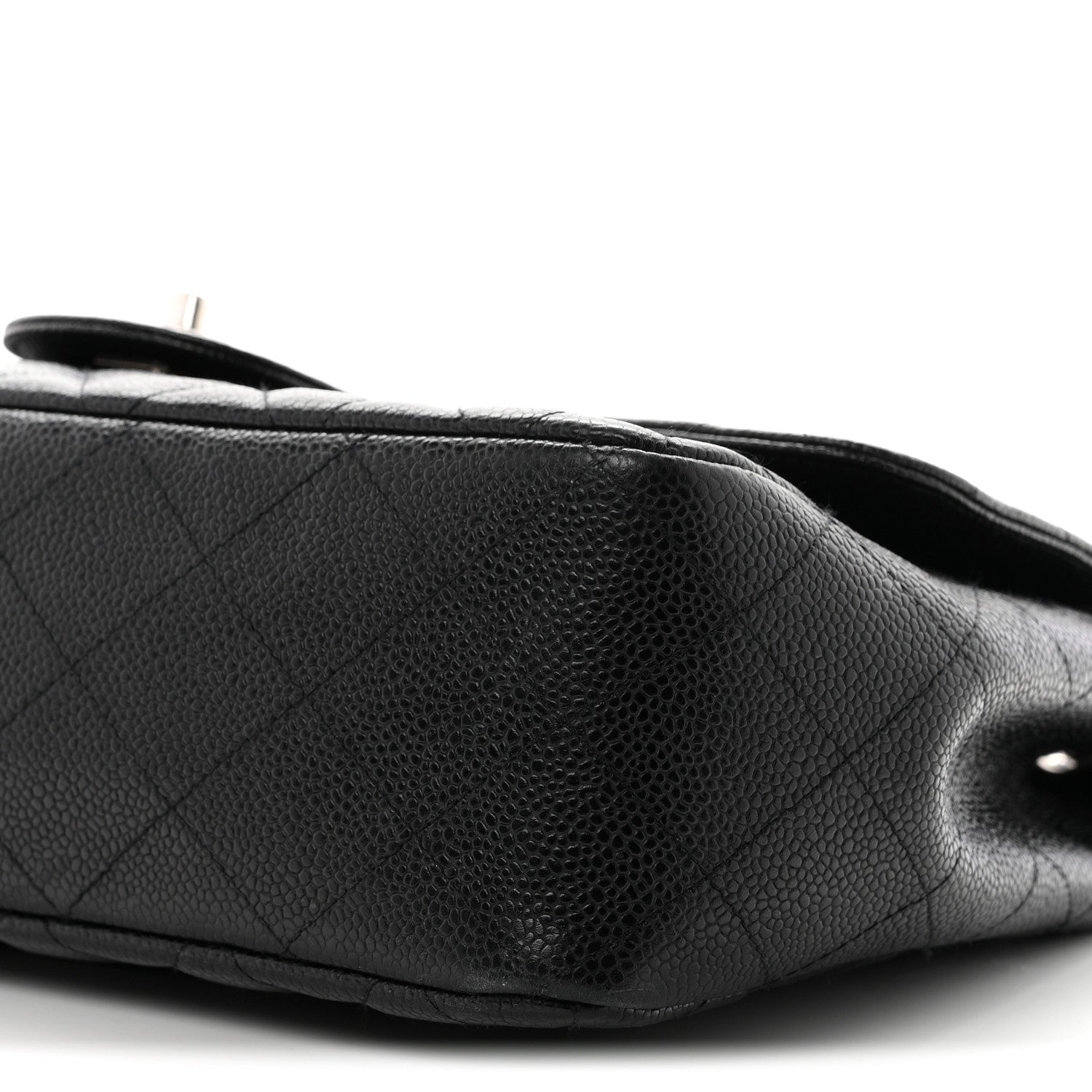 Chanel Caviar Quilted Jumbo Single Flap Black 9 of 9