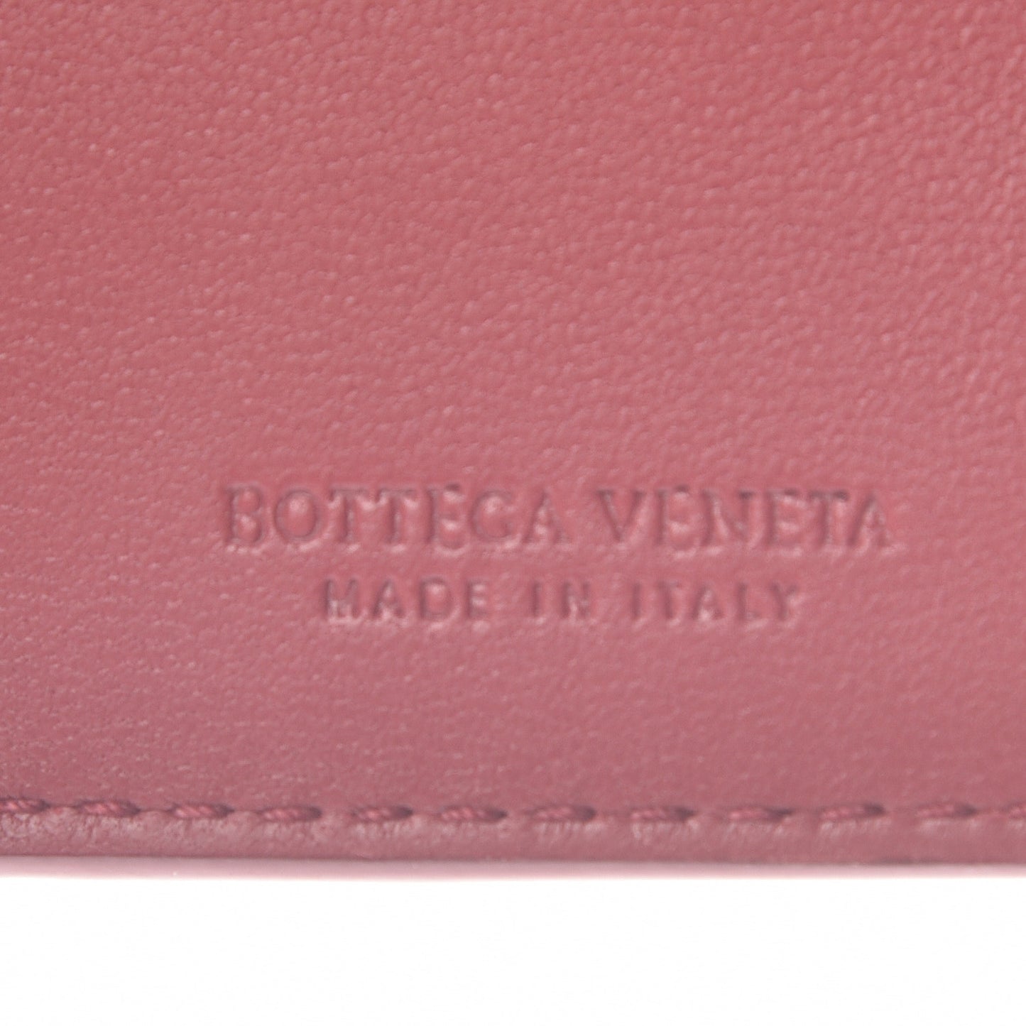 Nappa Intrecciato Continental Flap Wallet Brighton Baccara Rose