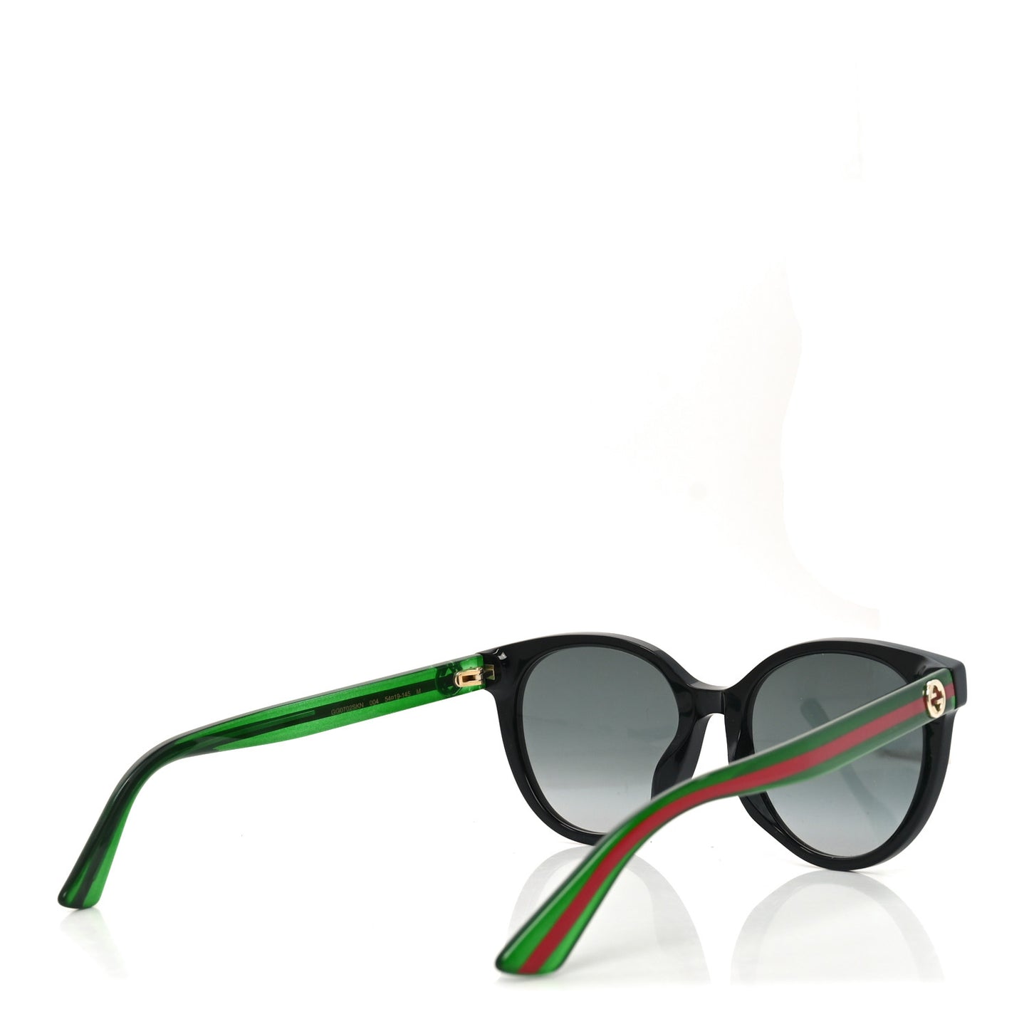 Acetate Round Web Sunglasses GG0702SKN Black