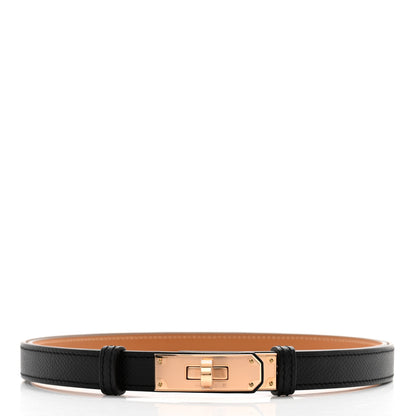 Hermes Epsom Kelly Belt Black 1 of 4