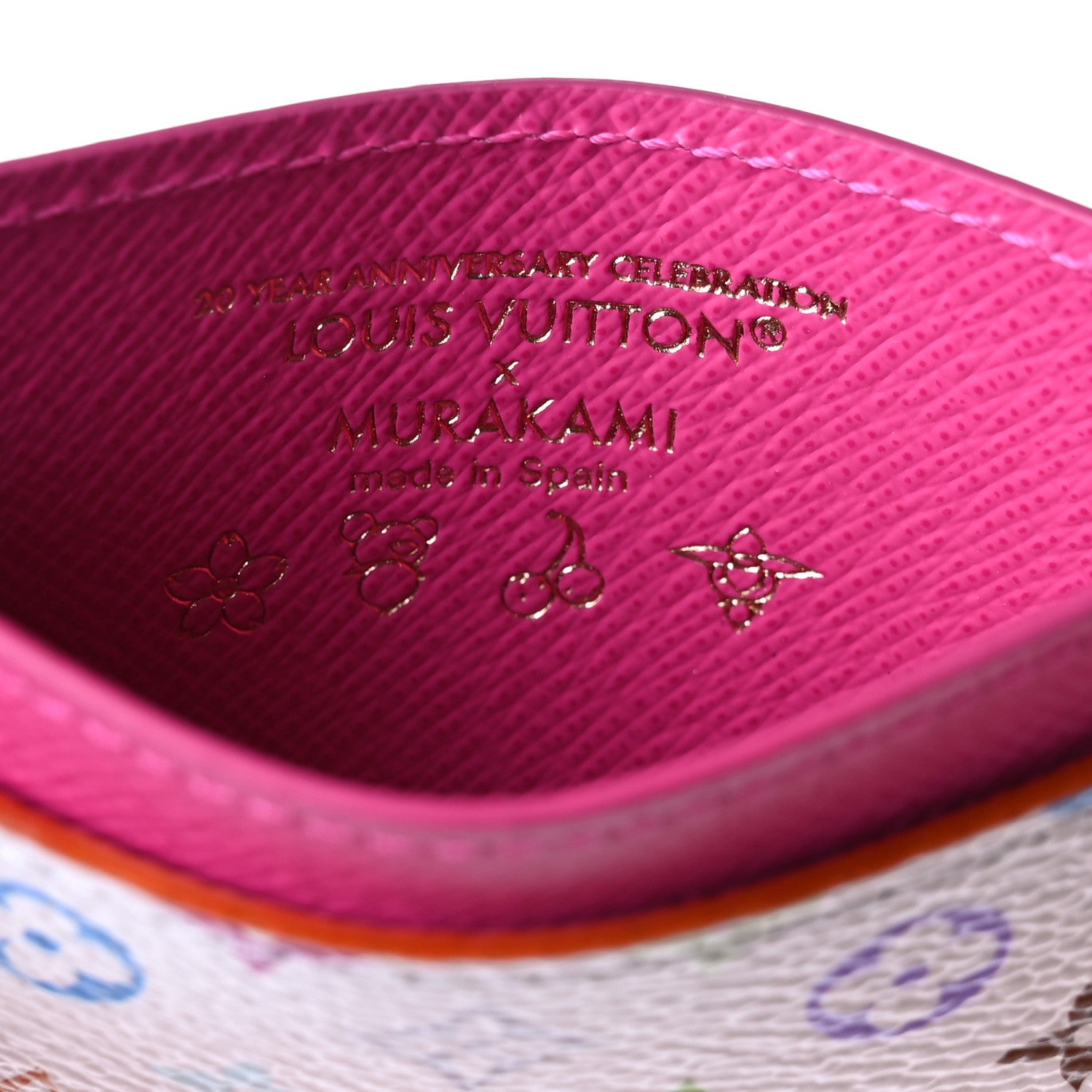 Louis Vuitton LV X TM Monogram Multicolor Card Holder Kawaii Pink 6 of 7