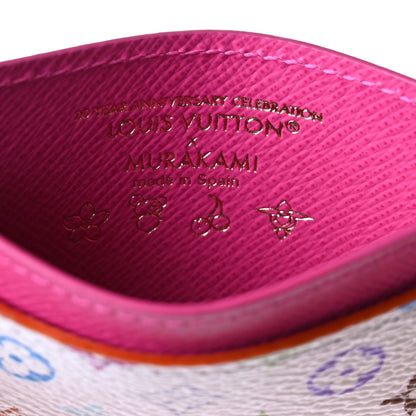 Louis Vuitton LV X TM Monogram Multicolor Card Holder Kawaii Pink 6 of 7