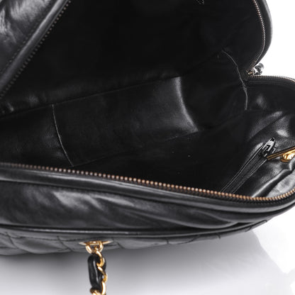 Chanel Lambskin Quilted Shoulder Bag Black 5 of 8