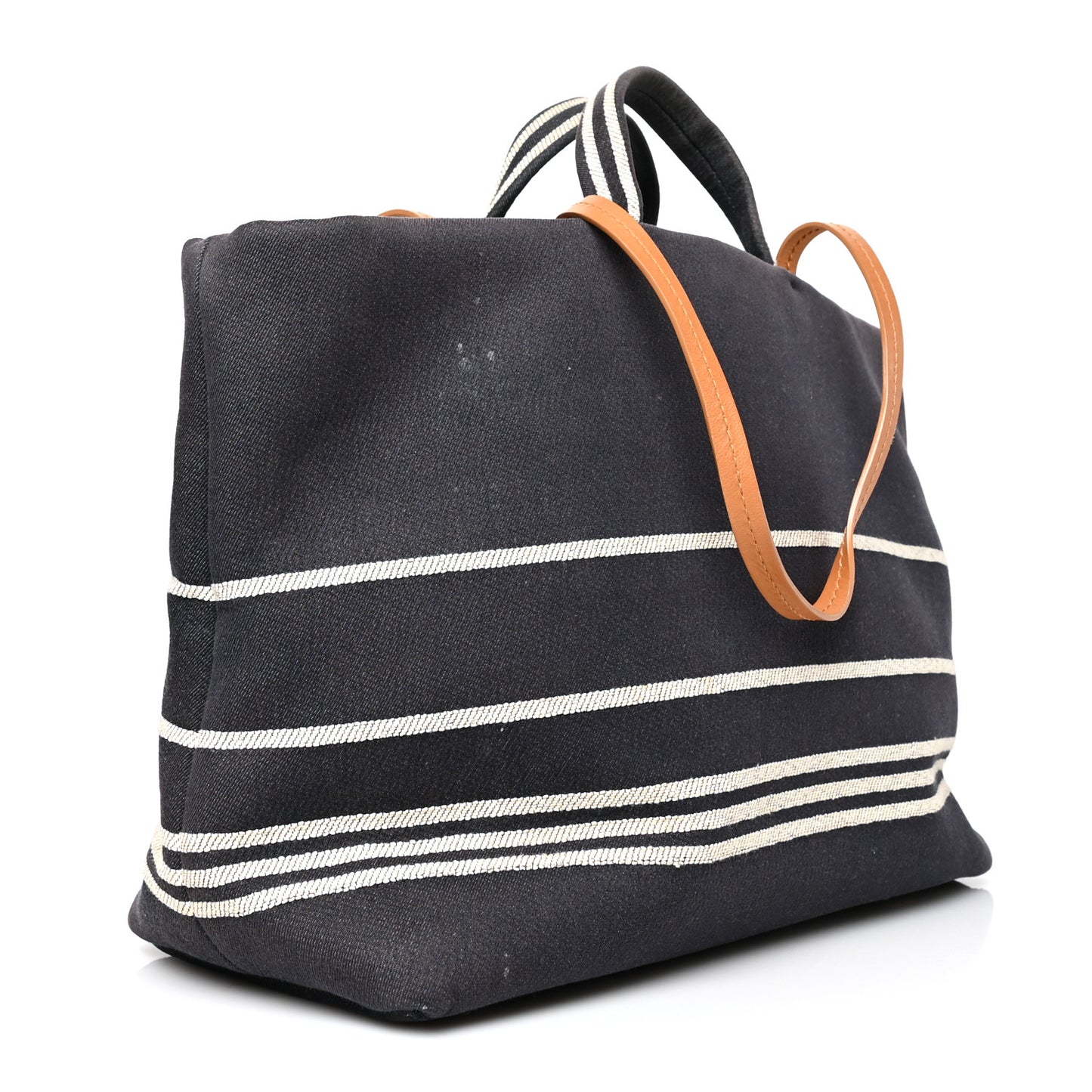 Denim Large Shopping Tote Blue