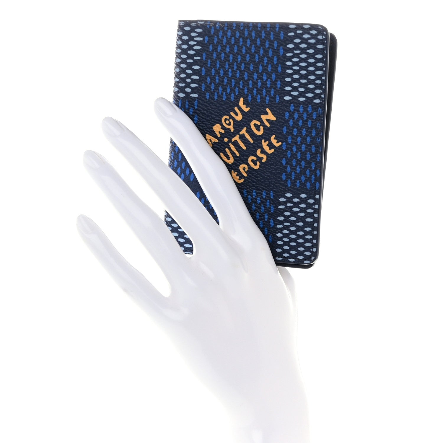 Louis Vuitton Damier Heritage Pocket Organizer Blue 2 of 6