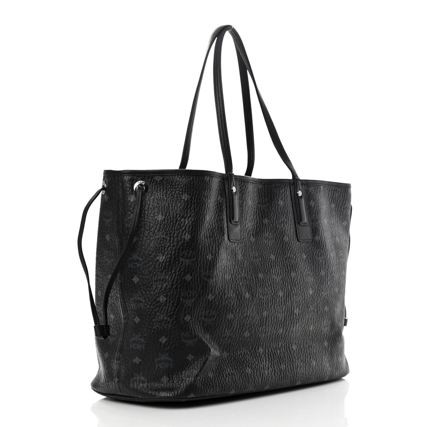 Visetos Large Liz Reversible Shopper Tote Black