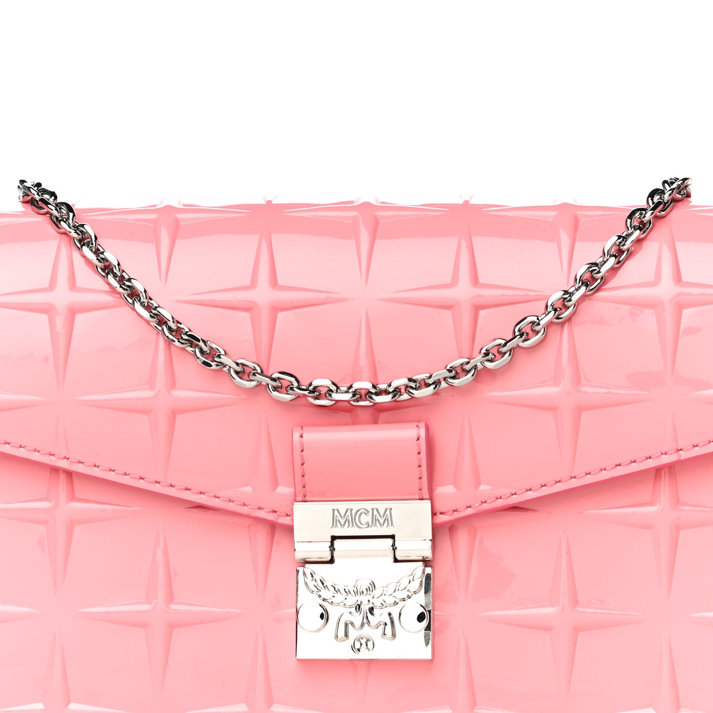 Diamond Patent Medium Millie Crossbody Bag Teaberry