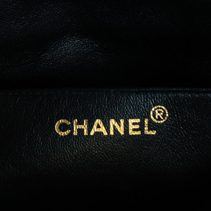 Chanel Lambskin Quilted Shopping Tote Black 7 of 8