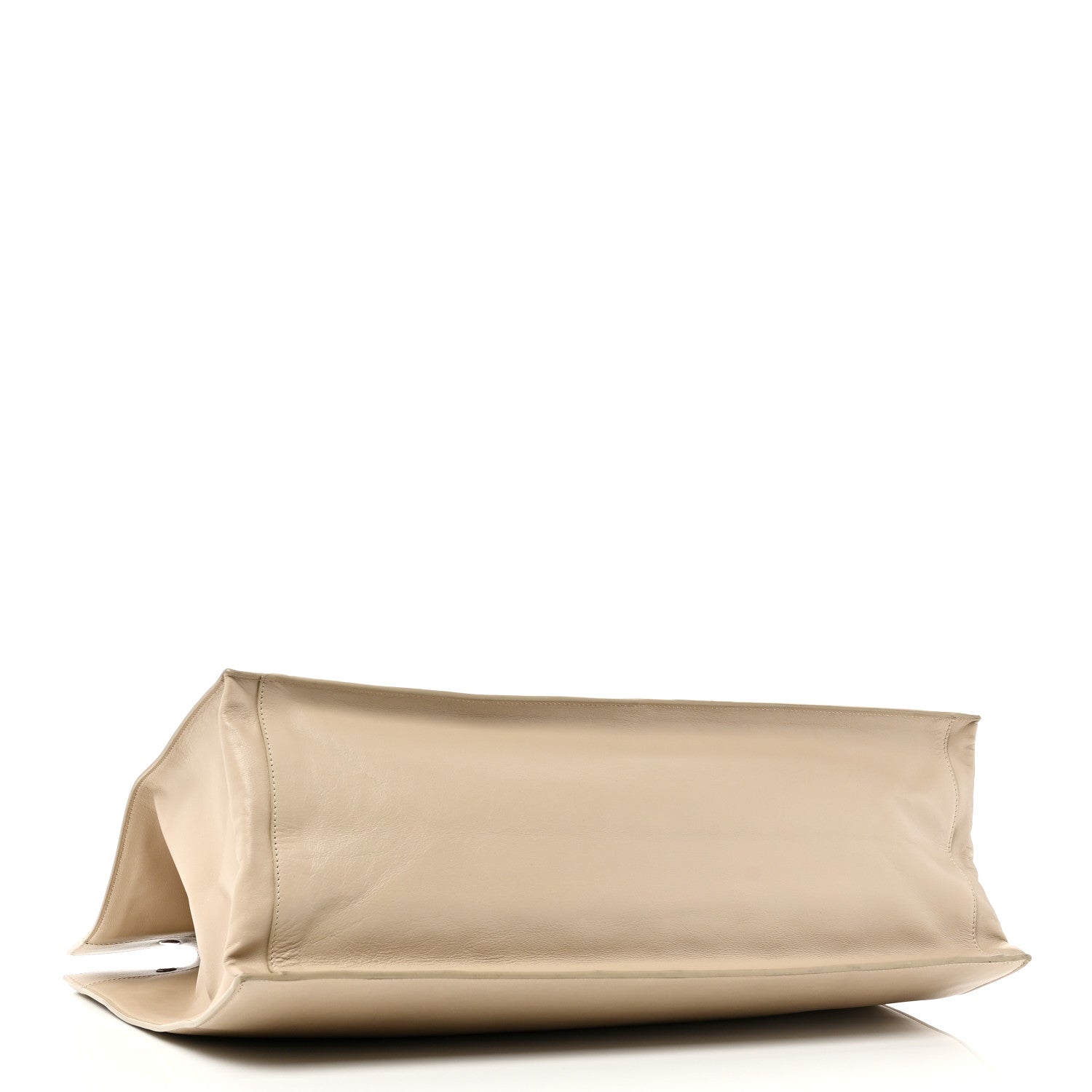 Saint Laurent Vitello Large Rive Gauche Tote Sea Salt 4 of 10