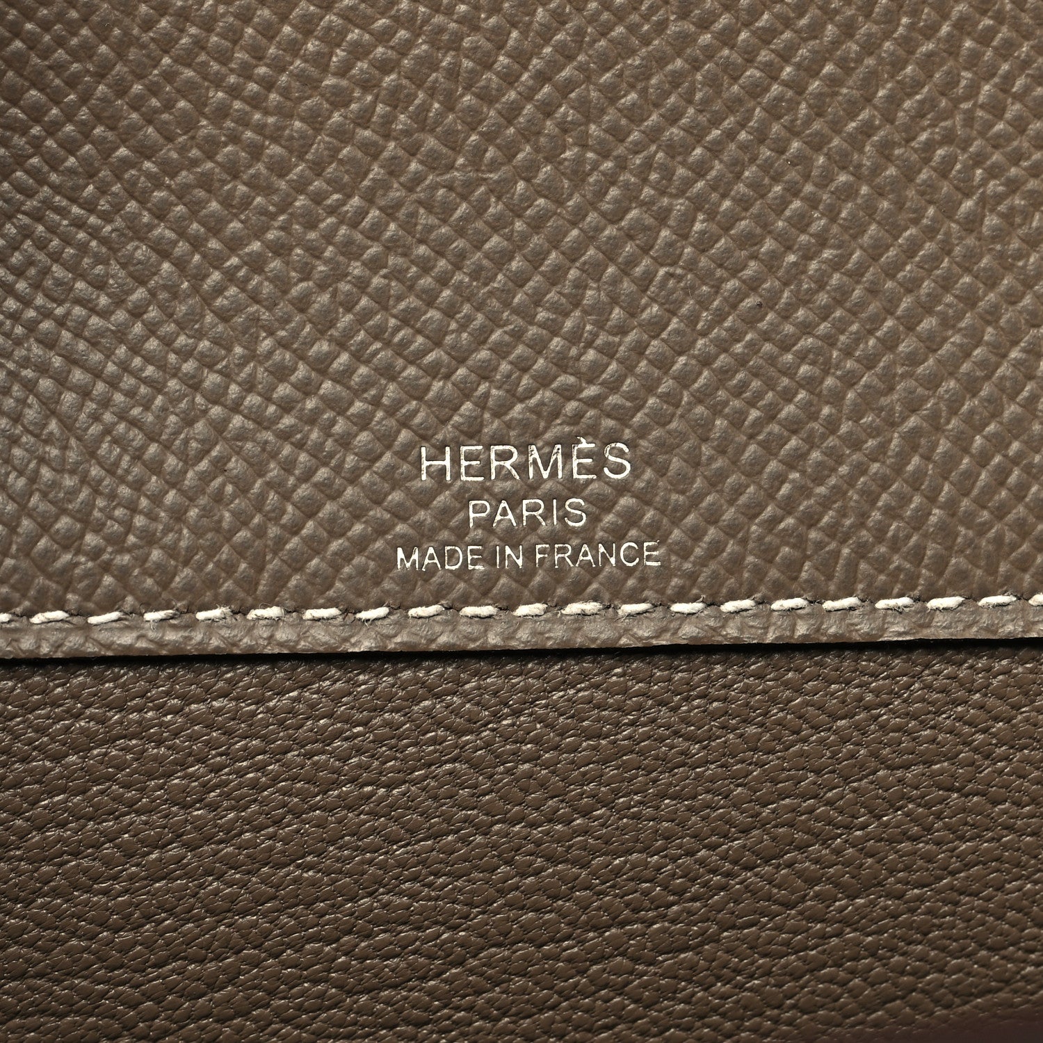 Hermes Epsom Kelly Depeches 25 Pouch Etoupe 6 of 11