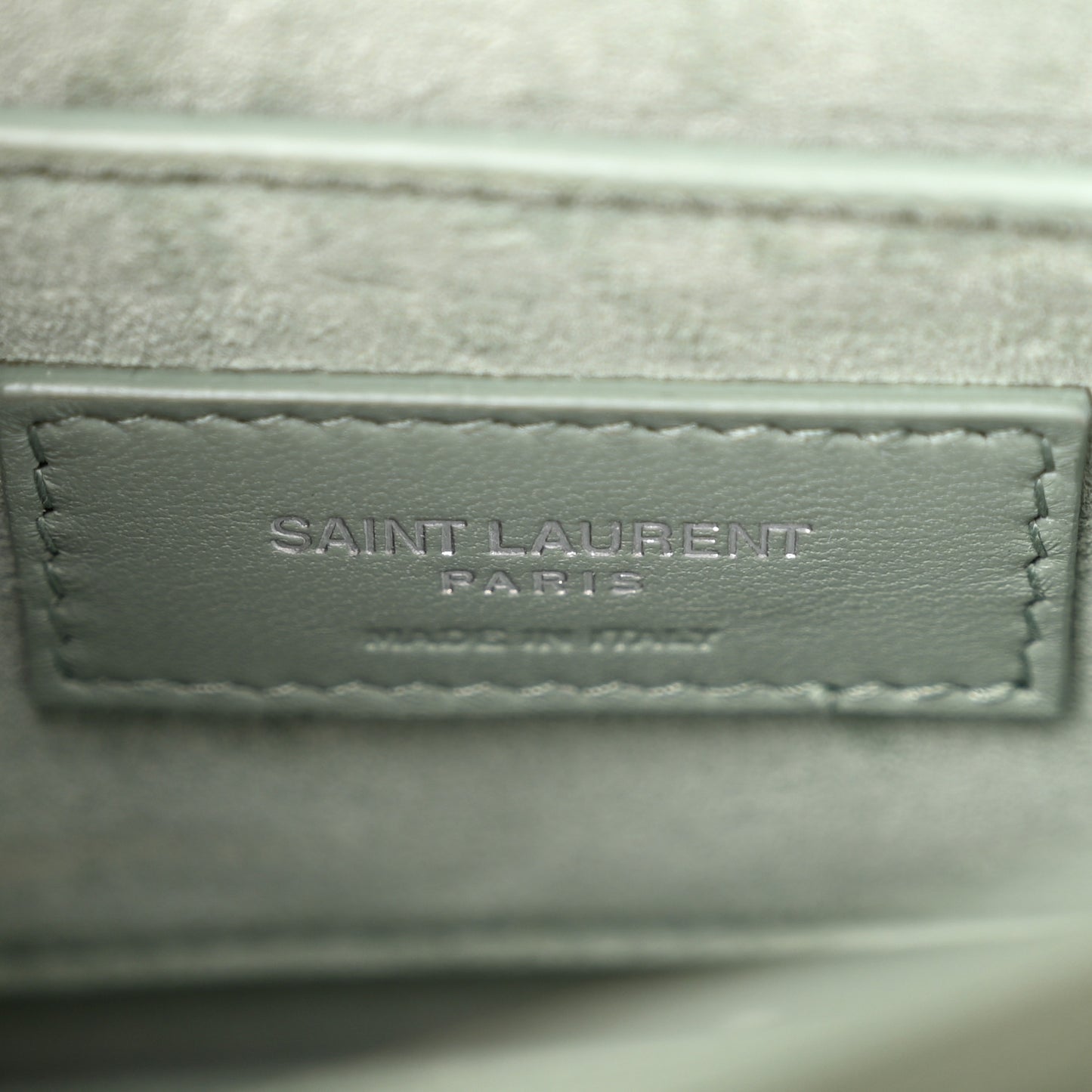 Calfskin Small Monogram Sunset Vert Opaline