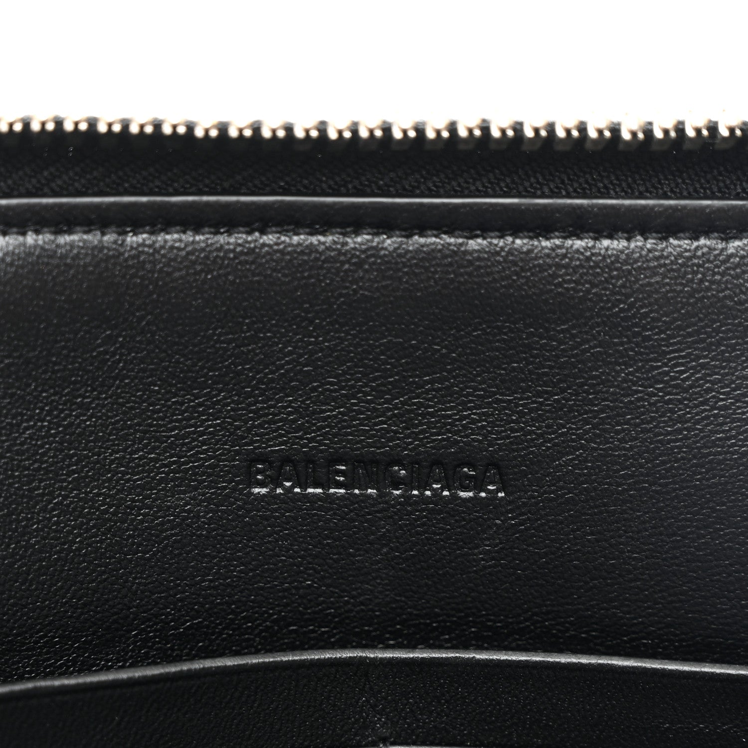 Balenciaga Calfskin Chain Cuff Wristlet Wallet Black 10 of 21