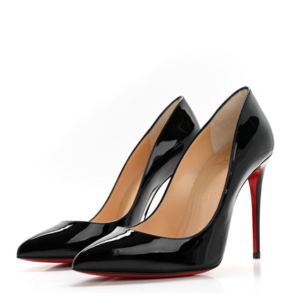 Christian Louboutin Patent Pigalle Follies 100 Pumps 37 Black 3 of 8