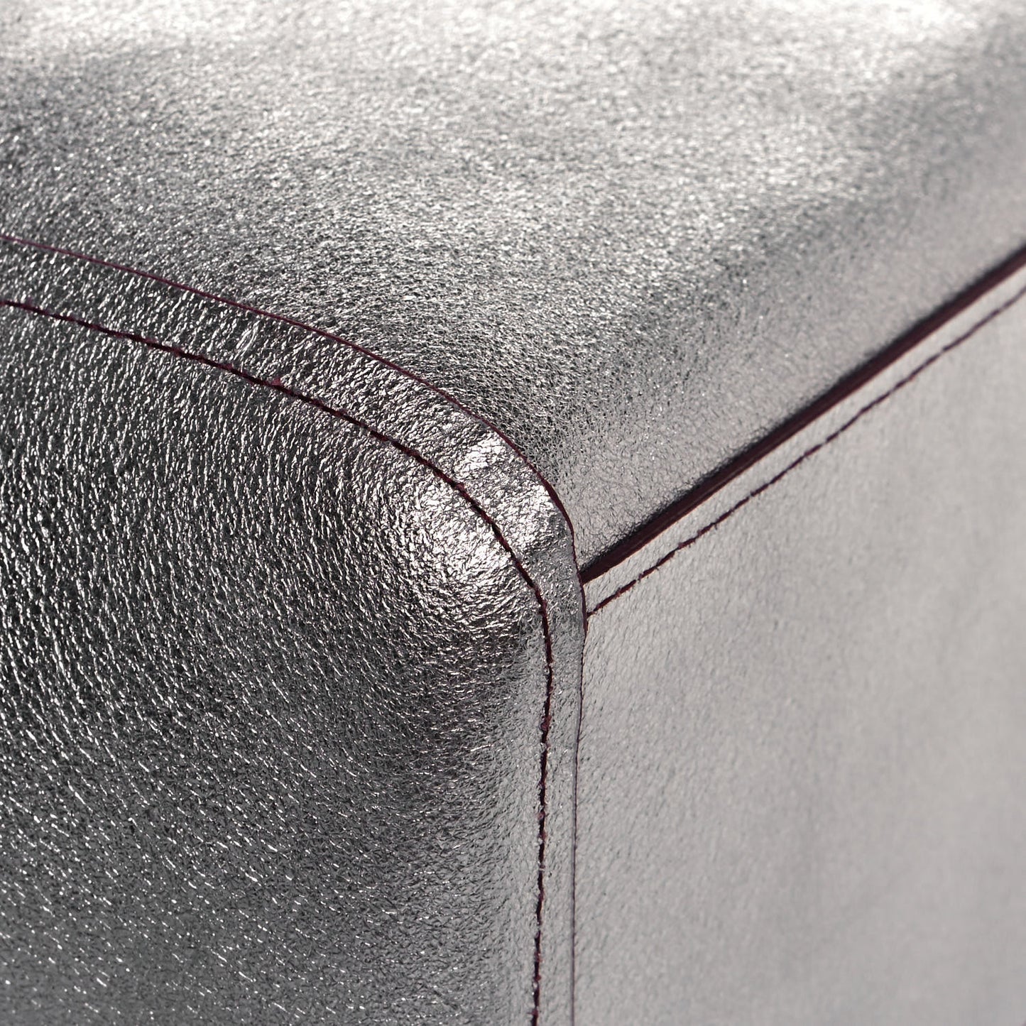 Grained Calfskin Medium Reversible Wandel Tote Ruby Tan