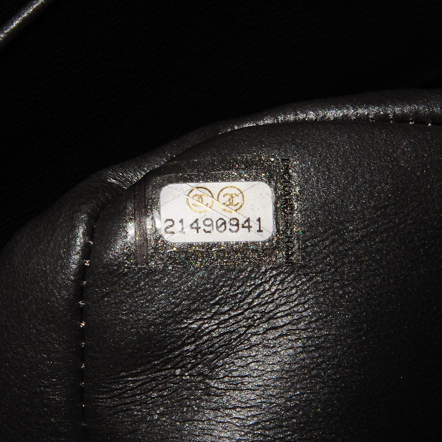 Chanel Caviar Jumbo Double Flap Dark Silver 9 of 9