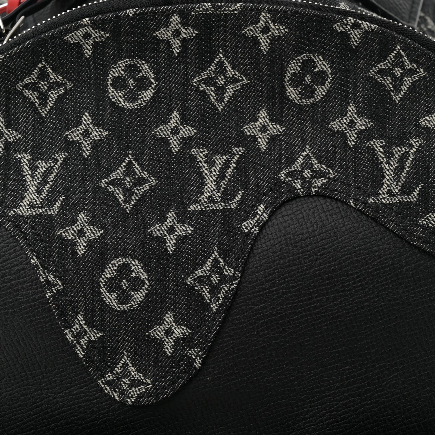 x NIGOLOUIS VUITTON x NIGO Taurillon Monogram Denim Drip Campus Backpack Black Black