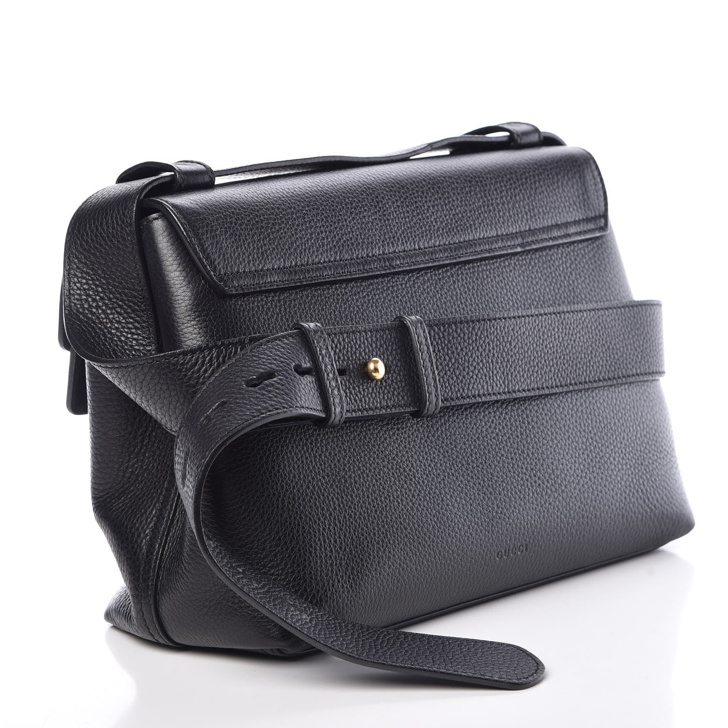 Gucci Cellarius Calfskin GG Marmont Shoulder Bag Black 3 of 14