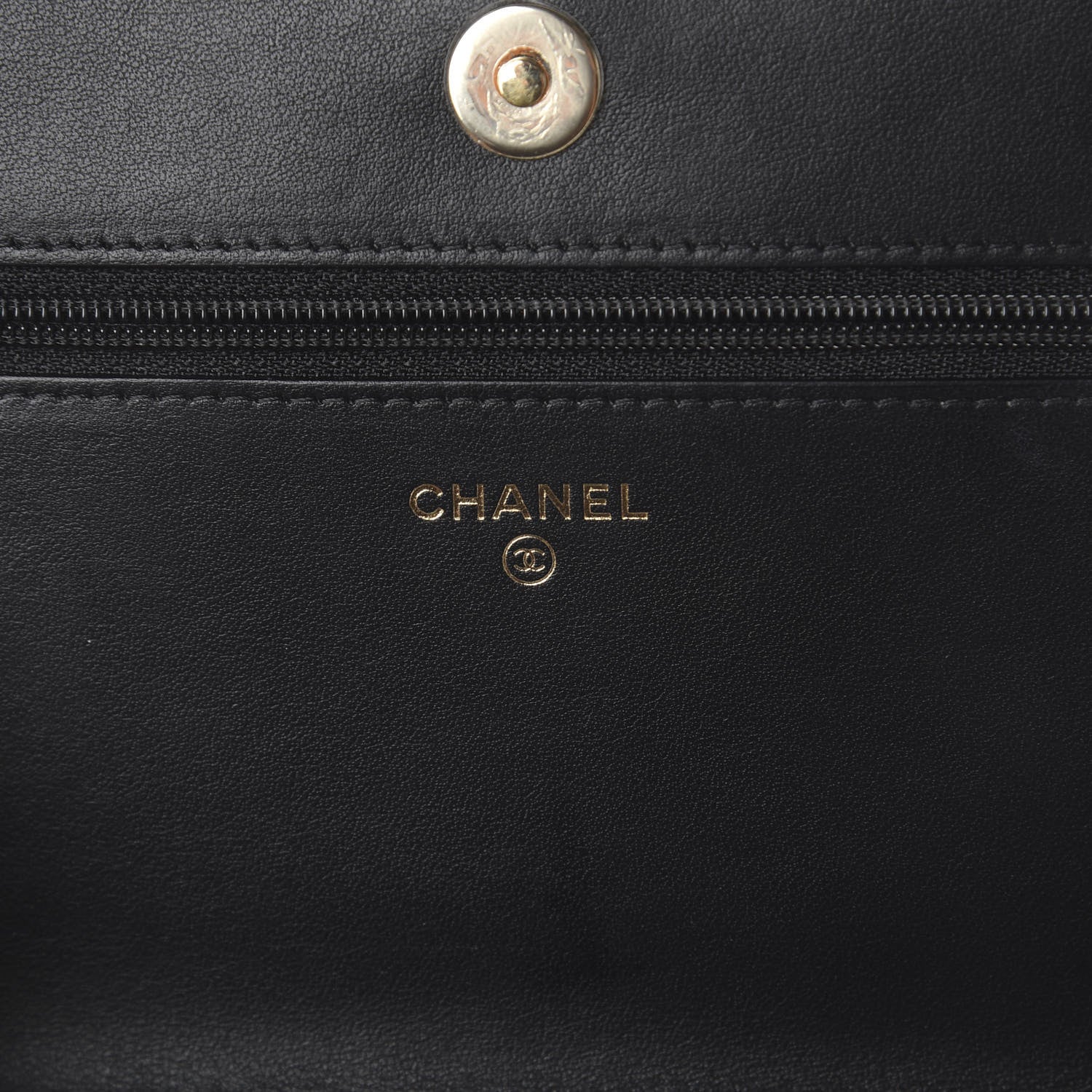 Chanel Caviar Quilted Boy Wallet On Chain WOC Black 7 of 9