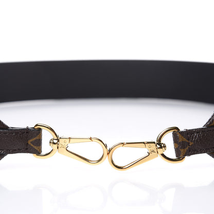 Louis Vuitton Monogram Bandouliere Shoulder Strap Black 5 of 5