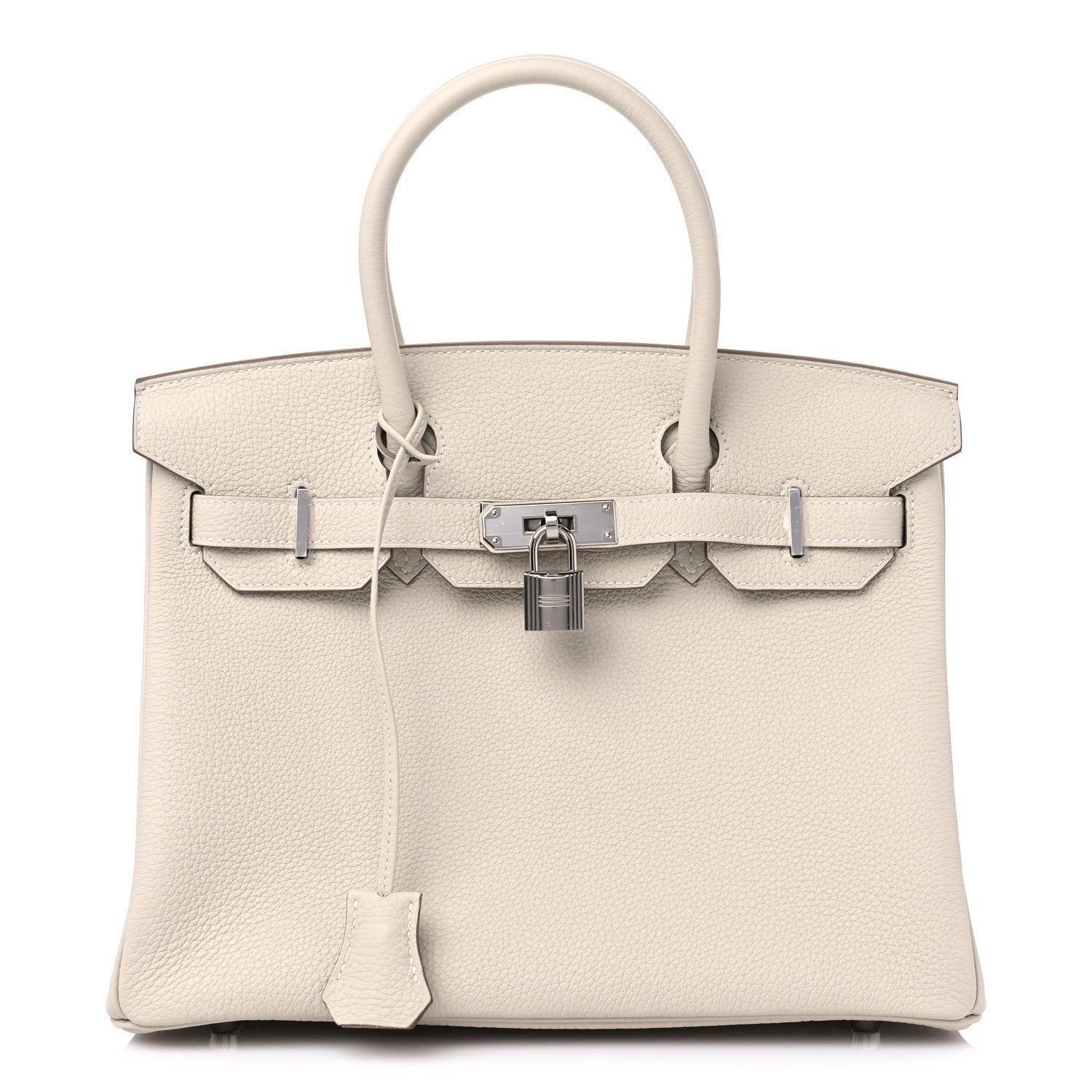 HERMES Togo Birkin 30 in the color Craie by FASHIONPHILE