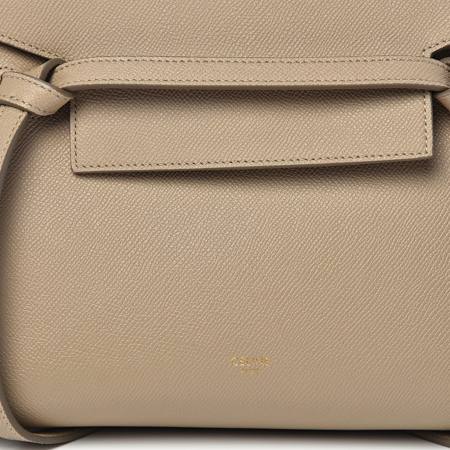 Grained Calfskin Mini Belt Bag Dune