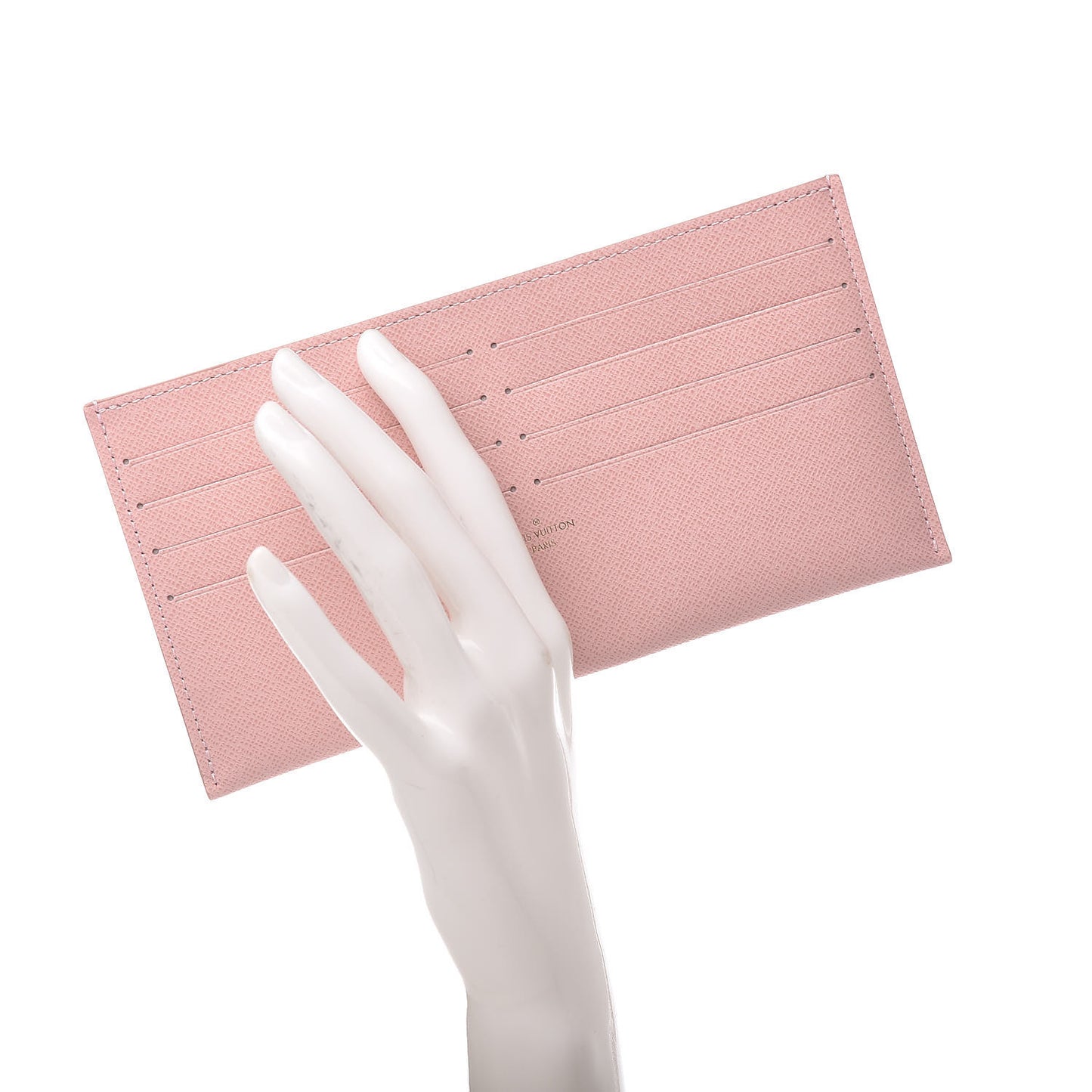 Calfskin Felicie Card Holder Insert Rose Ballerine