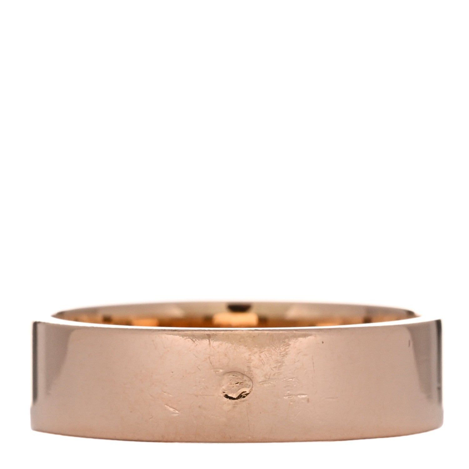 Hermes 18K Rose Gold Diamond PM Kelly Ring 51 5.75 3 of 4