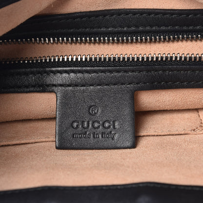 Gucci Calfskin Web Stripe Medium Dionysus Hobo Black 7 of 16
