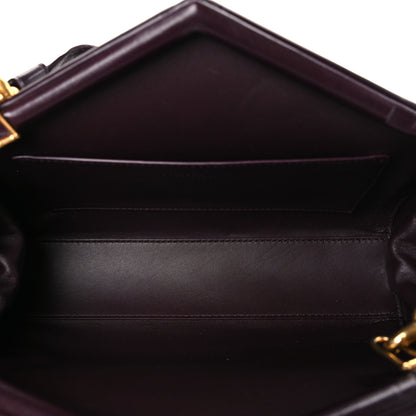 Bottega Veneta Nappa Angular Chain Knot Clutch Grape 5 of 8