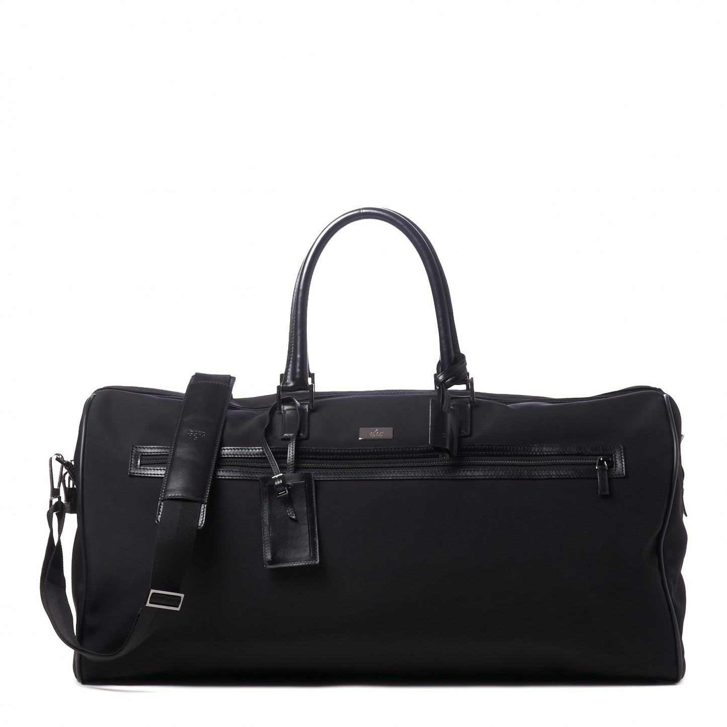Nylon Travel Duffle Black