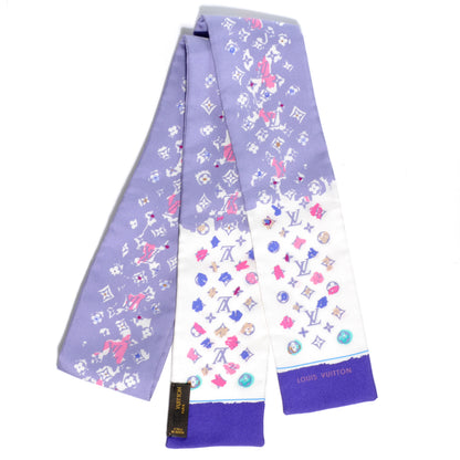 Louis Vuitton Silk Monogram Splash Bandeau 2 of 6