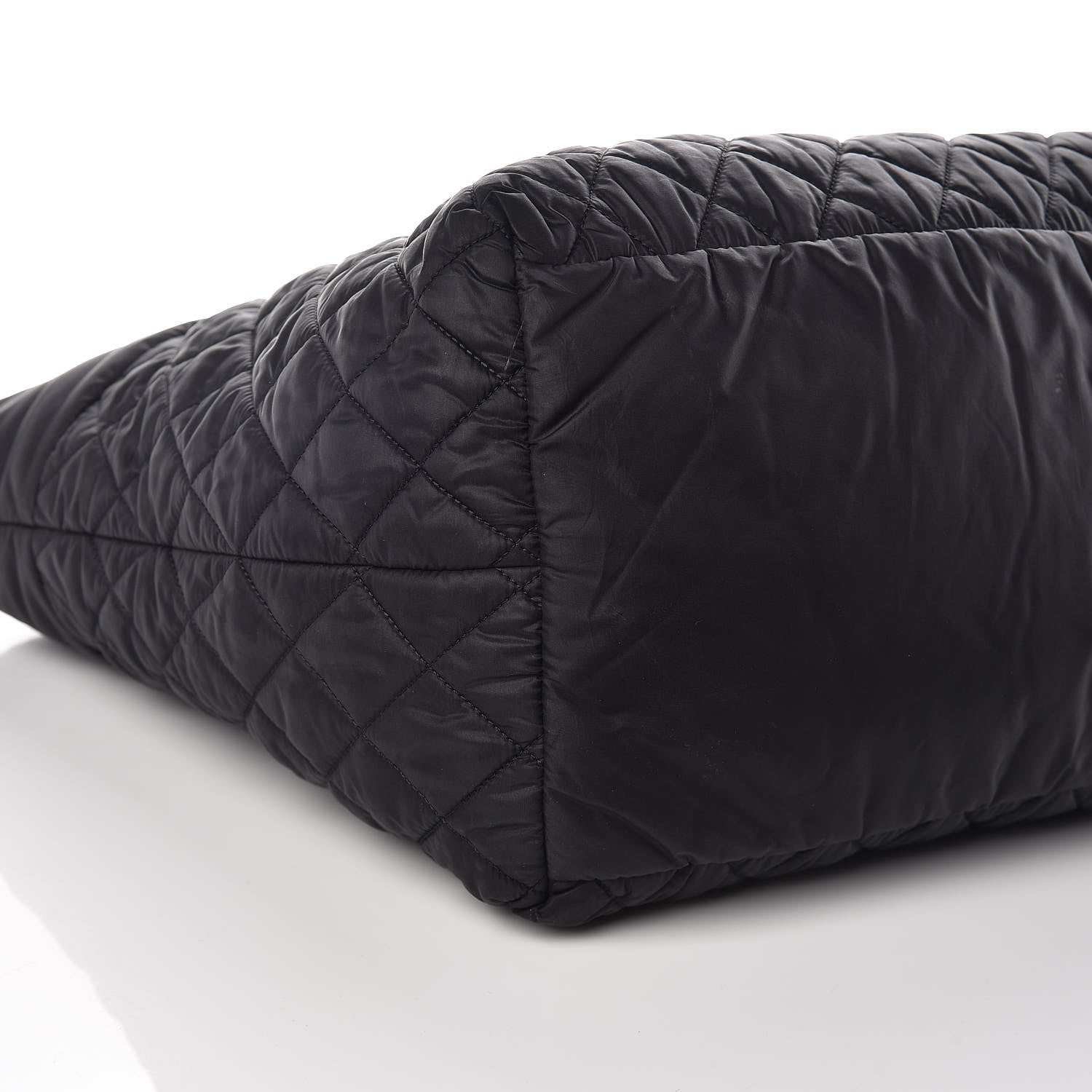 Chanel Nylon Quilted Large Coco Cocoon Tote Black 9 of 12