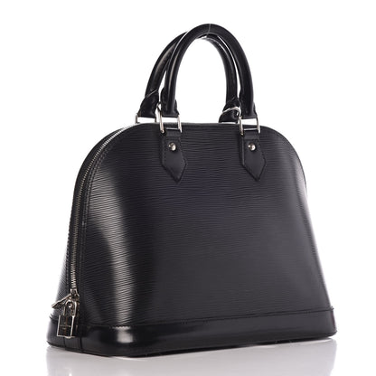 Louis Vuitton Epi Alma PM Black 3 of 7