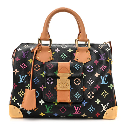 Louis Vuitton Monogram Multicolor Speedy 30 Black 1 of 11