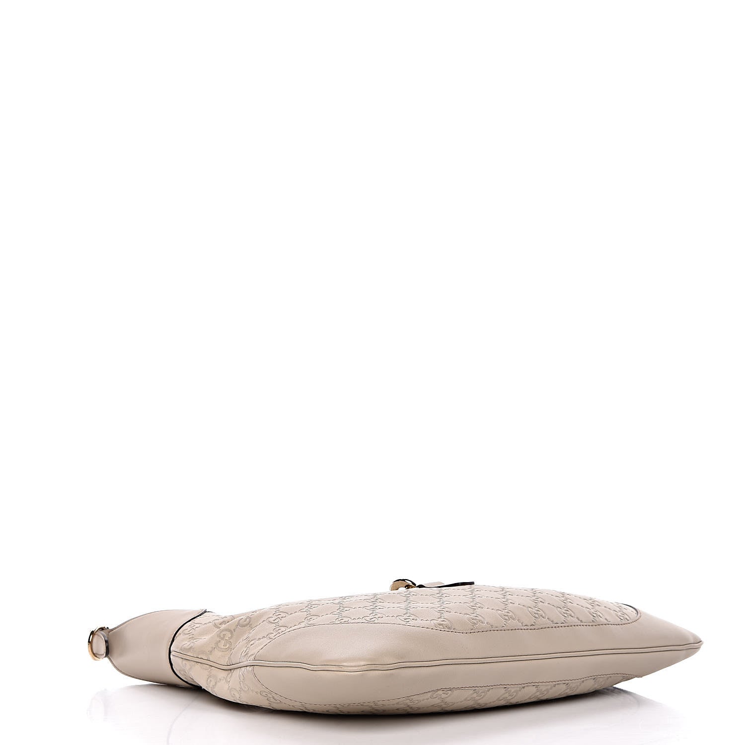 Gucci Guccissima Medium Jackie O Bouvier Hobo Off White 4 of 11