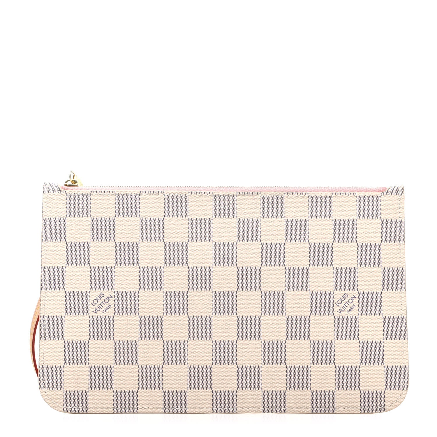 Louis Vuitton Damier Azur Neverfull MM GM Pochette Rose Ballerine 1 of 6